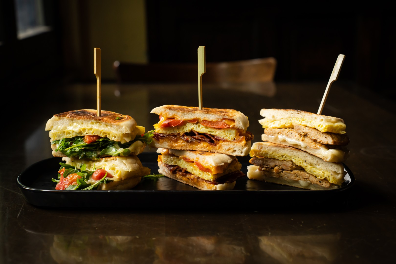 A selection of Piccadilly Market sandwiches